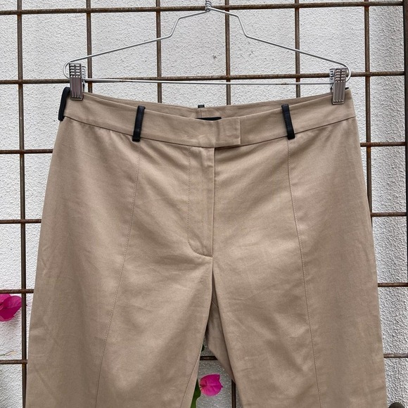 Alexander Wang Pants Womens 8 Stirrup With Leather Detail Brown Designer - Picture 2 of 7
